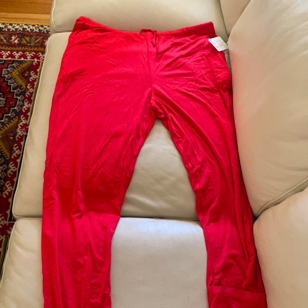 Red sleep/lounge wear 95%cotton 5% cotton